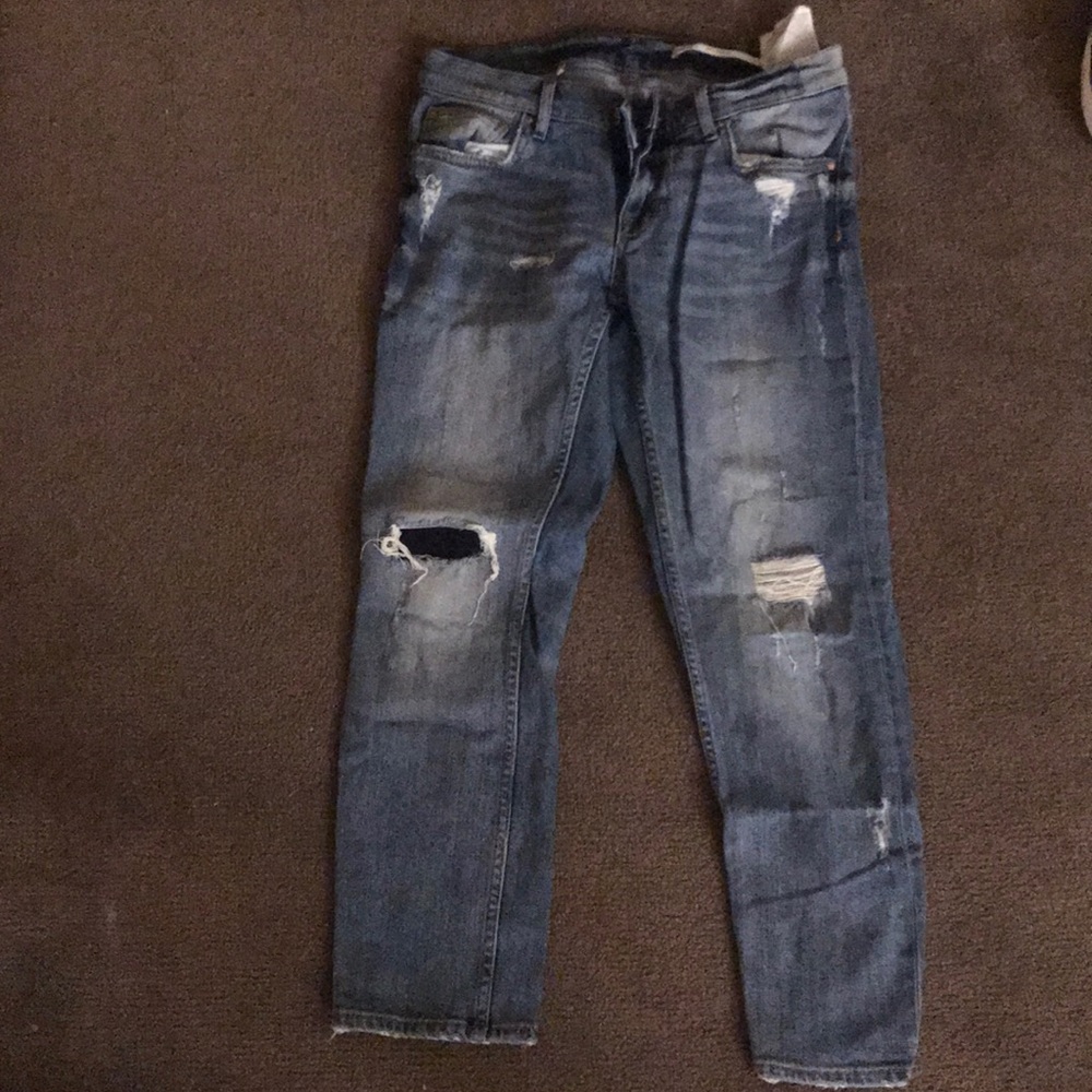 Zara distressed jeans